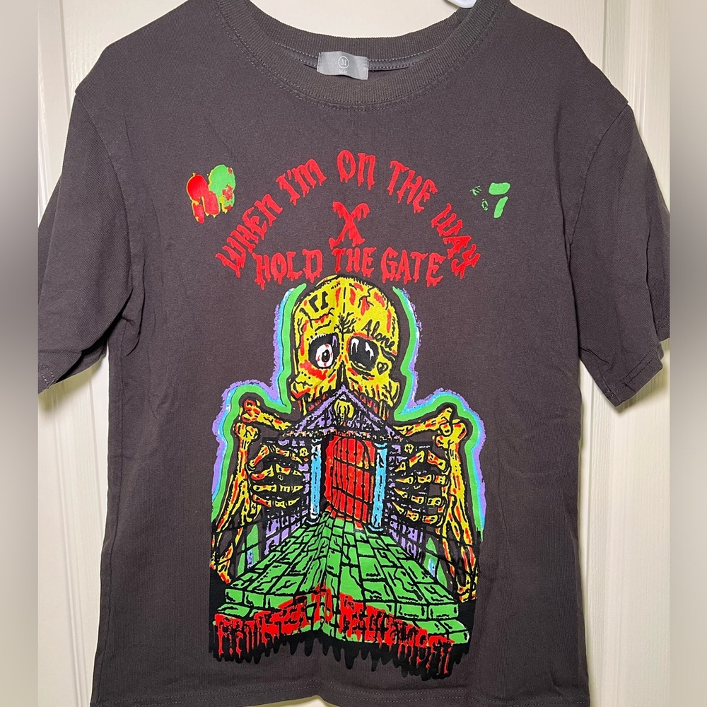 Kanye XXXTentacion When I'm on the way hold the gate double sided print t
